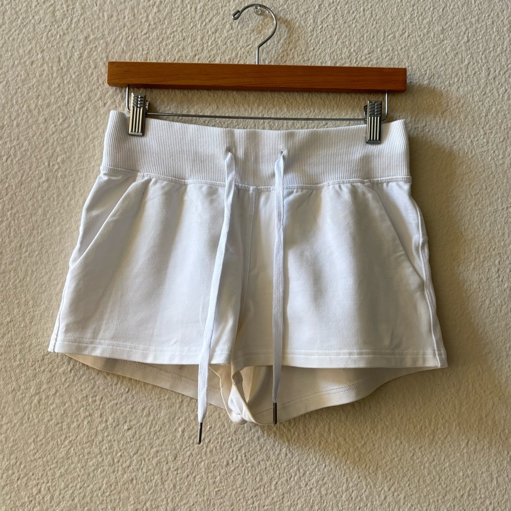 Lululemon Sweat Shorts White